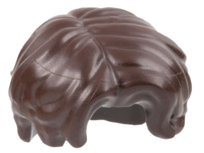 LEGO onderdeel Minifigure, Hair Short Wavy, Parted on Right (3277)