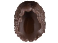 LEGO part Mini Doll, Hair, Long Full Curly, Parted on Left - Hard Plastic 3886