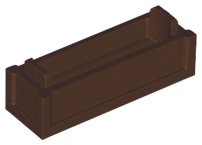 LEGO part Container, Box 1 x 3 x 2/3 - Top Opening (69066)