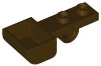 LEGO part Plate, Modified 1 x 2 with Pin Hole and Bucket (Catapult) 88289