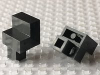 LEGO part Modulex Furniture Stool 2 x 2 x 3 (Glued) Mx1382