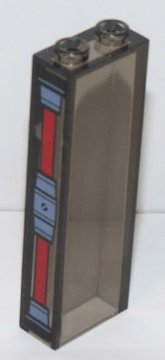 LEGO onderdeel Steen 1 x 2 x 5 met Rood Energiebalk Patroon (Sticker) - Set 70596 2454pb265