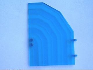 LEGO onderdeel Door 1 x 9 x 11 with Clips (2596)