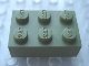 LEGO part Modulex, Brick 2 x 3 (Lego on studs) (Mx1132L)