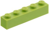 LEGO part Modulex, Brick 1 x 5 (M on studs) Mx1151M