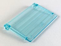 LEGO part Glas für Scharnierautodach 4 x 4 Schiebedach mit Rippen 2348b