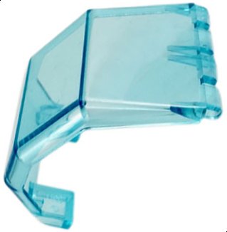 LEGO part Windscreen 4 x 4 x 4 1/3 Helicopter (2483)
