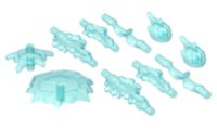LEGO part Rafales Énergies, 10 dans Sachet (Multipack) 35032