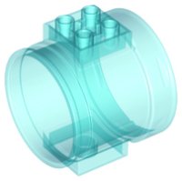 LEGO part Cylinder Tube, Straight 49736