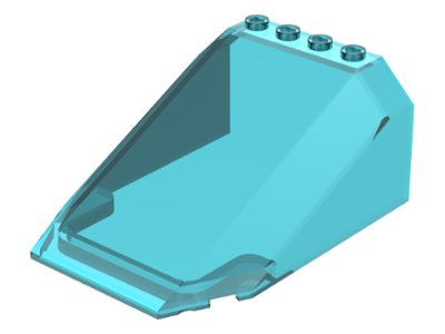 LEGO part Windscreen 8 x 6 x 3 Wedge (551)