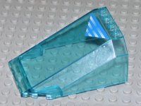 LEGO part Windscreen 8 x 6 x 3 Wedge with Blue and White Stripes on Triangle Pattern (Sticker) - Sets 4560 / 4561 551pb03