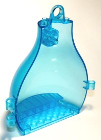 LEGO part Container, Pear-Shaped 5 x 12 x 14 Half 65253