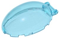 LEGO part Windscreen 6 x 4 x 2 Bubble Canopy with Bar Handle 87752