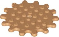 LEGO part Plate, Round 6 x 6 Gear 14 Tooth 35446