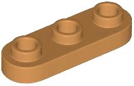 LEGO onderdeel Plate, Round 1 x 3 with Open Studs 77850