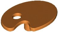 LEGO part Minifigure, Utensil Paint Palette 93551
