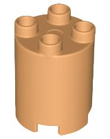 LEGO part Duplo, Brick Round 2 x 2 x 2 98225