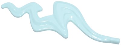 LEGO onderdeel Wave Rounded Squiggly with Bar End (Flame) (7105)