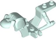 LEGO part Motorcycle Fairing, Cruiser with Locking 2 Fingers Hinge on Both Sides (7708)