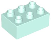 LEGO part Duplo, Brick 2 x 3 87084