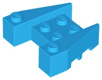 LEGO part Wedge 3 1/2 x 4 with Stud Notches (50373)