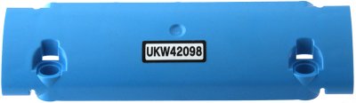 LEGO part Technic, Panel Curved 11 x 3 with Black 'UKW42098' on White Background Pattern (Sticker) - Set 42098 (62531pb047)