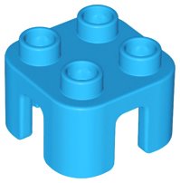 LEGO onderdeel Duplo, Furniture Chair with 4 Studs 65273