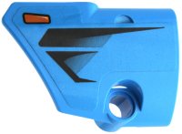 LEGO part Technic, Panel Fairing # 1 Small Smooth Short, Side A with Parking Light and Black Air Vents Pattern (Sticker) - Set 42098 87080pb072