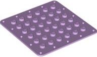 LEGO part Plate, Modified 6 x 6 Flexible Rubber with Stitching Holes (79998)
