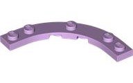 LEGO part Plate, Round Corner 5 x 5 with 4 x 4 Curved Cutout (80015)