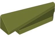 LEGO onderdeel Wig 5 x 1 x 1 1/3 met 4 x 1 Basis Rechts 3389