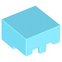 LEGO onderdeel Minifiguur, Hoofddeksel Helm Rechthoekig (Minecraft) (19730)