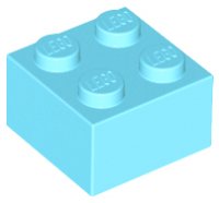 LEGO part Steen 2 x 2 3003