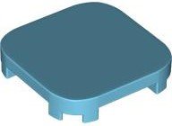 LEGO part Tile, Modified 4 x 4 with Rounded Corners and 4 Feet (68869)