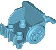 LEGO part Duplo Utensil Wheelchair (94901)