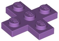 LEGO part Plaque, Modifiée 3 x 3 Croix 15397