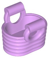 LEGO part Minifigure, Utensil Basket - Flexible Rubber 93092