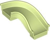 LEGO part Duplo Slide Curved 90 degrees, Straight Sides (35088)