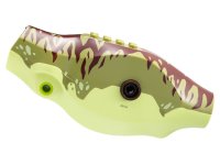 LEGO part Dinosaur Body Tyrannosaurus rex with Olive Green Top with Dark Red Stripes Pattern 98160c07pb01