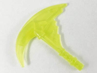 LEGO part Minifigure, Weapon Sickle with Trailing Energy Effect (73766c)