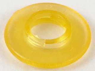 LEGO part Clikits Bead, Ring Thin Large with Hole with Low Connector (45472)