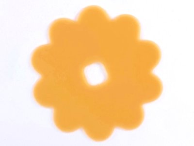 LEGO part Clikits, Icon Accent Rubber Flower 10 Petals 5 3/8 x 5 3/8 (46470)