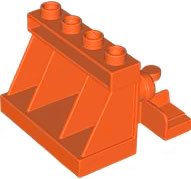 LEGO part Duplo, Train Buffer Stop (35967)