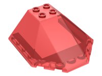 LEGO part Windscreen 6 x 6 x 2 Canopy 87606