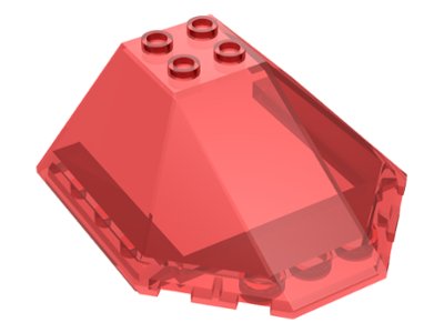LEGO part Windscreen 6 x 6 x 2 Canopy (87606)