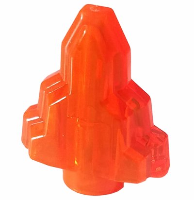 LEGO part Rock 1 x 2 Crystal Stepped (10178)
