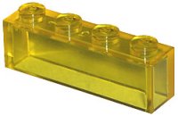 LEGO part Stein 1 x 4 sin Tubos Inferiores 3066