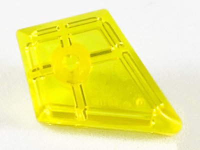 LEGO part Tile, Modified 1 x 2 Diamond (35649)