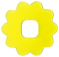 LEGO part Clikits, Icon Accent Rubber Flower 10 Petals 2 3/4 x 2 3/4 46468