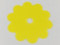 LEGO part Clikits, Icon Accent Rubber Flower 10 Petals 7 1/4 x 7 1/4 46471